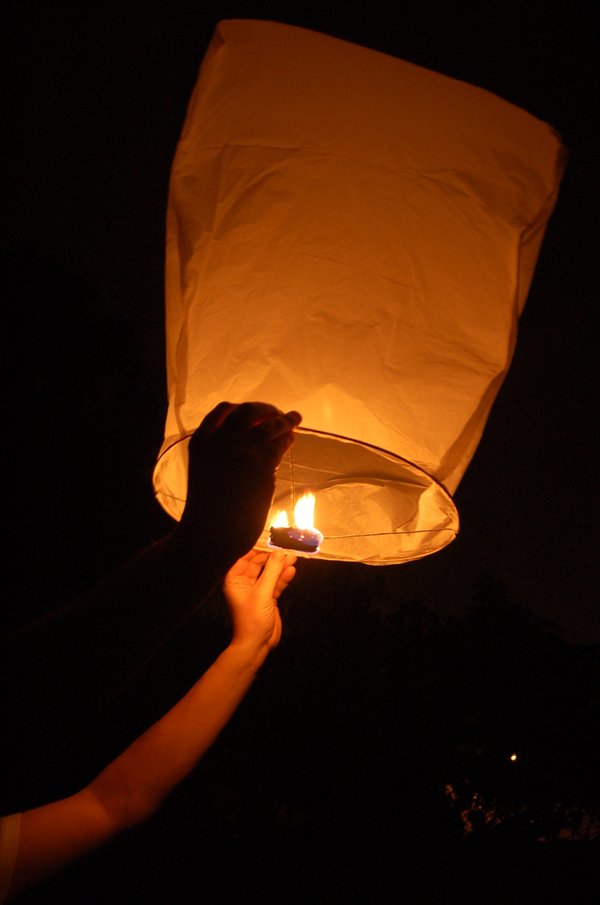 A Chinese lantern.