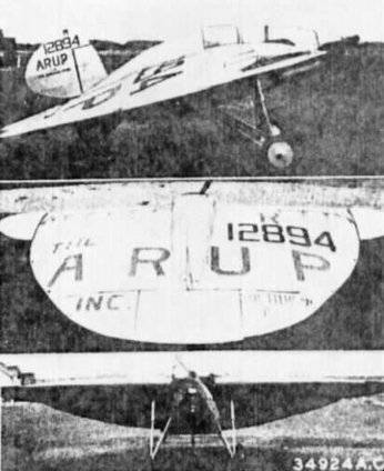 Arup Tailless Monoplane