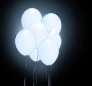 White LED balloon.