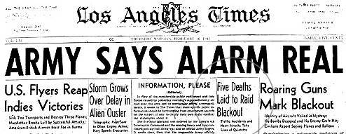 LA Times du 26 février 1942
